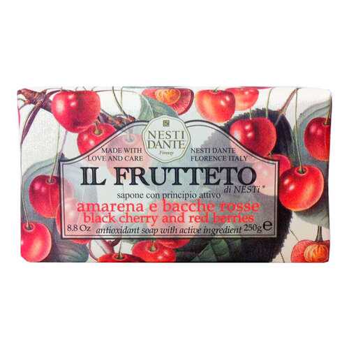 Косметическое мыло Nesti Dante Black Cherry & Red Berries (Черешня и красные ягоды) 250 гр