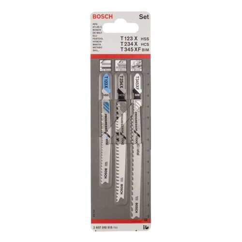 Набор пилок для лобзика Bosch SET PROGRESSOR 2607010515