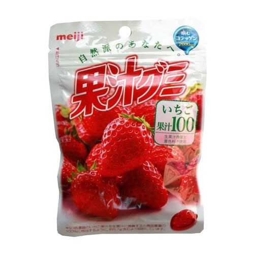 Мармелад Meiji клубника с коллагеном 51 г