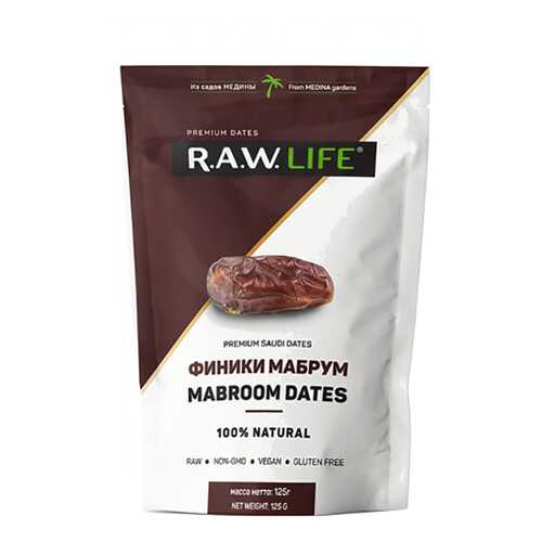 Финики Raw Life мабрум 125 г