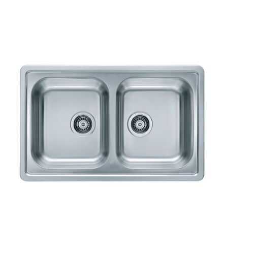 Мойка для кухни ALVEUS ELEGANT 40 SAT-90 810X510 2X в компл.с сифоном 1130555