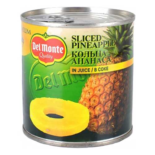 Ананас Del Monte кольца в соке 435 г