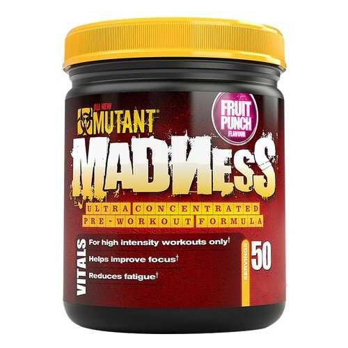 Предтренировочный комплекс Mutant Madness 300 г Фруктовый Пунш