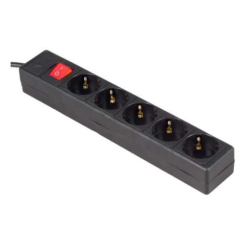 Сетевой фильтр Sven Optima Base, 5 розеток, 5 м, Black