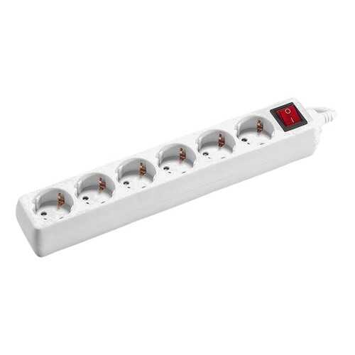 Удлинитель Artstyle CL-C63GSW, 6 розеток, 3 м, White