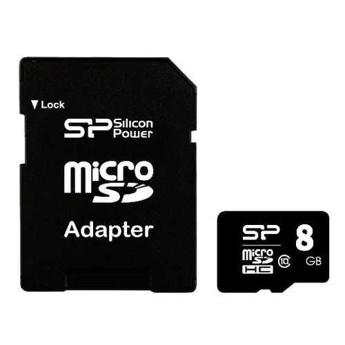 Карта памяти Silicon Power Elite Micro SDHC 8GB