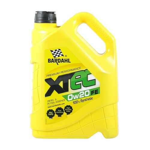 Моторное масло BARDAHL Xtec 0w20 Fe Vw 508.00/509.00 5l