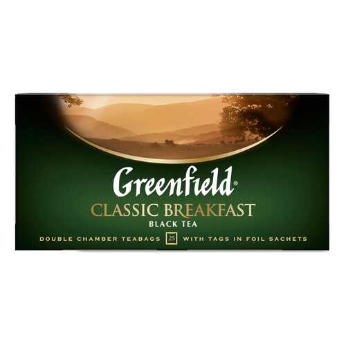 Чай черный Greenfield Classic Breakfast 25 пакетиков
