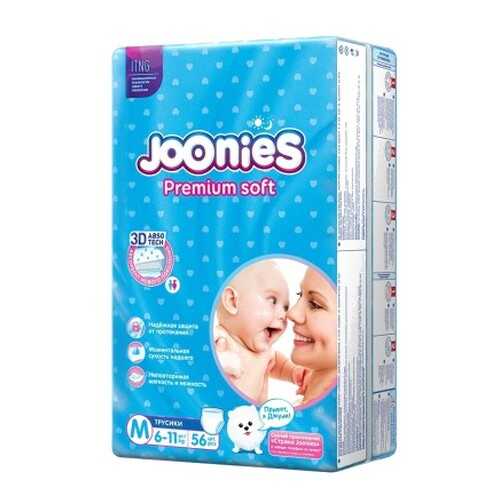 Подгузники Joonies M (6-11 кг), 58 шт.