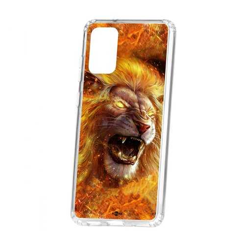 Чехол Kruche Samsung Galaxy S20 Plus Print Лев