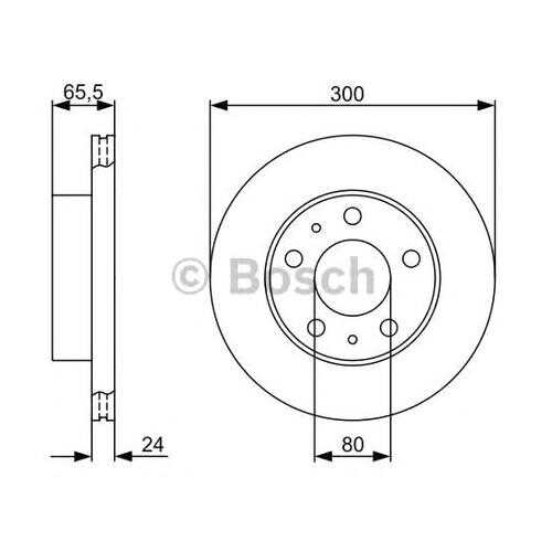 Тормозной диск Bosch 0986479314