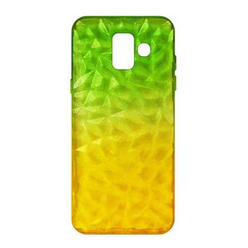 Чехол Crystal Krutoff для Samsung Galaxy A6 (SM-A600) Yellow/Green