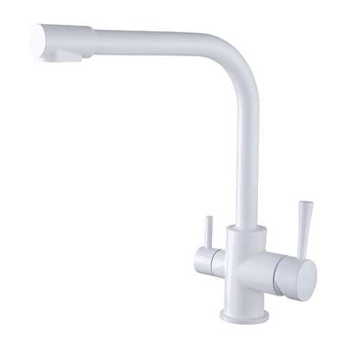 Смеситель для кухни Kaiser Merkur 26044-10 с подключением к фильтру White