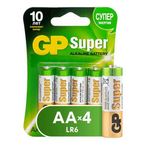 Батарейка GP Batteries Super Alkaline AA (15A-CR4) 4 шт