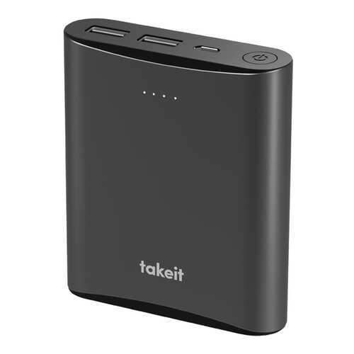 Внешний аккумулятор Takeit Steel 10400 мА/ч (TKTPBSTEEL10400GREY) Grey