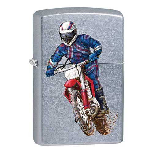 Зажигалка Zippo Classic 207 Dirt Bike 2 Street Chrome