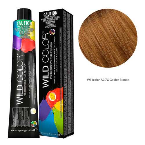 Wildcolor - Стойкая крем-краска Permanent Hair Color 7.3 7G Золотой блонд 180 мл