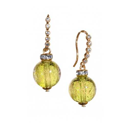 Серьги Bottega Murano 09044346 салатовые