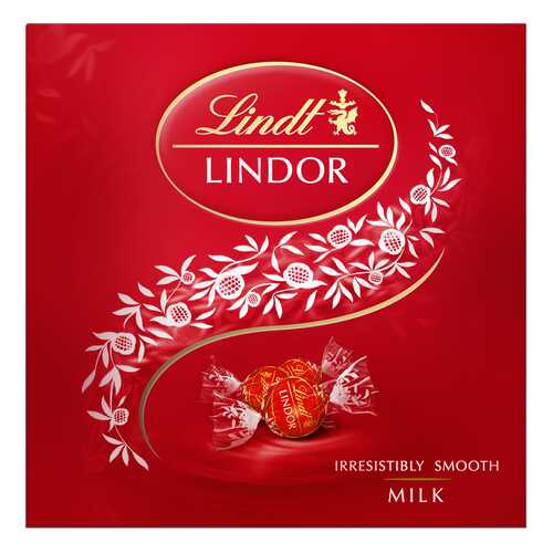 Конфеты Lindt lindor из молочного шоколада 125 г