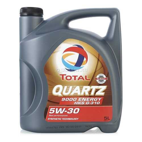 TOTAL 213800 моторное масло quartz 9000 energy hks 5w30 5l замена номеру 175393