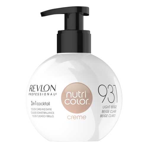Краска для волос Revlon Professional Nutri Color Creme 931 Light Beige 270 мл
