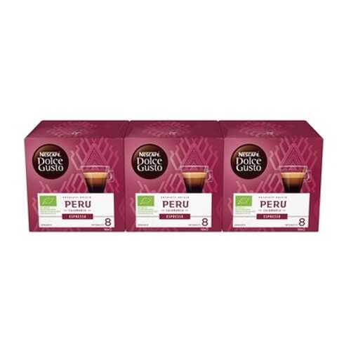 Кофе в капсулах Nescafe Dolce Gusto Эспрессо Перу 3 штуки по 12 капсул