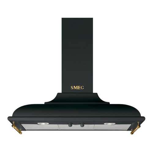 Вытяжка купольная Smeg KC19AOE Black/Gold