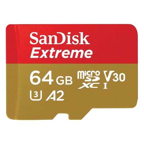 Карта памяти SanDisk Micro SDXC Extreme SDSQXVF-064G-GN6MA 64GB