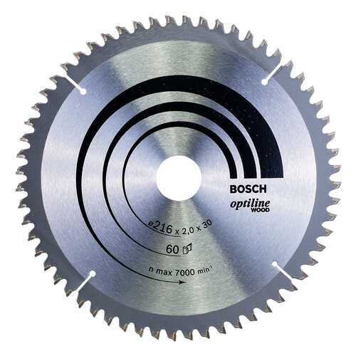 Диск по дереву Bosch STD WO 216x30-60T 2608640433