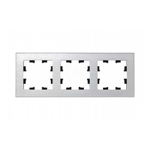 Рамка Schneider Electric AtlasDesign Nature 1-ая ,металл серебро