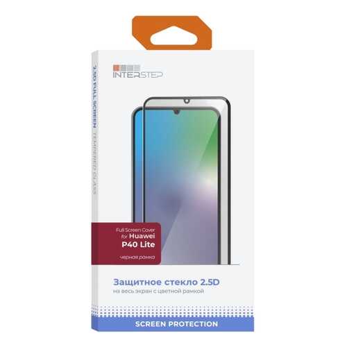 Защитное стекло InterStep FSC для Huawei P40 Lite Black