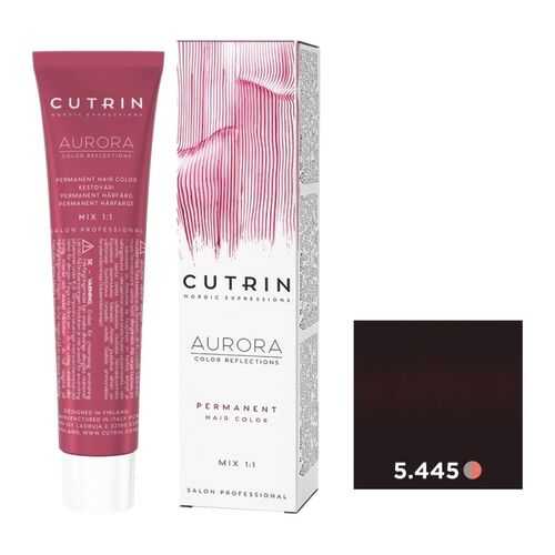 Крем-краска AURORA PERMANENT CUTRIN 5.445 клюква 60 мл