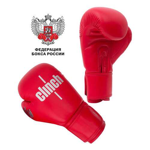 Боксерские перчатки Clinch Olimp C111 красные 12 унций