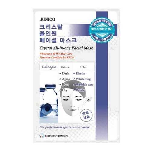 Маска для лица MJ CARE Junico Crystal All-in-one Facial Mask Collagen 25 г
