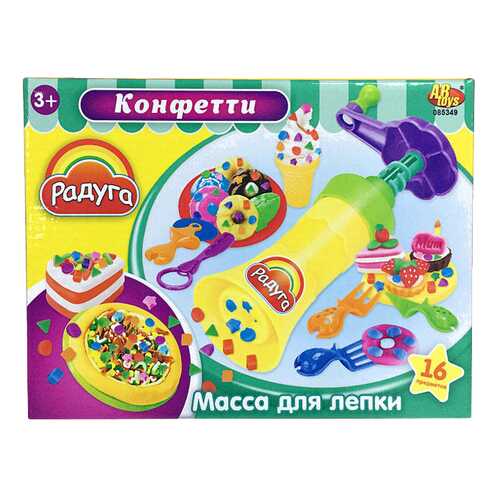 Набор для лепки из пластилина ABtoys Конфетти