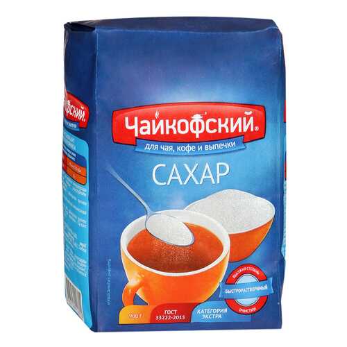 Сахар-песок Чайкофский гост 900 г