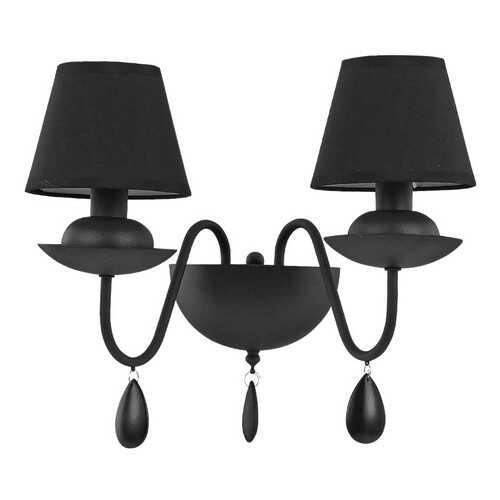 Бра Ideal Lux Blanche AP2 Nero E14