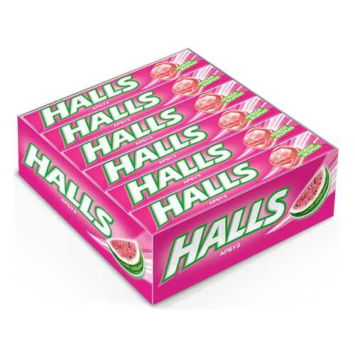 Карамель Halls арбуз 12 шт