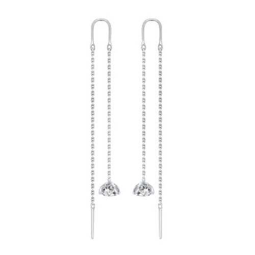 Серьги SOKOLOV из серебра со Swarovski Zirconia 89020033