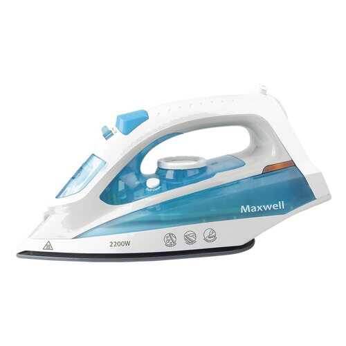 Утюг Maxwell MW-3055 White/Cyan