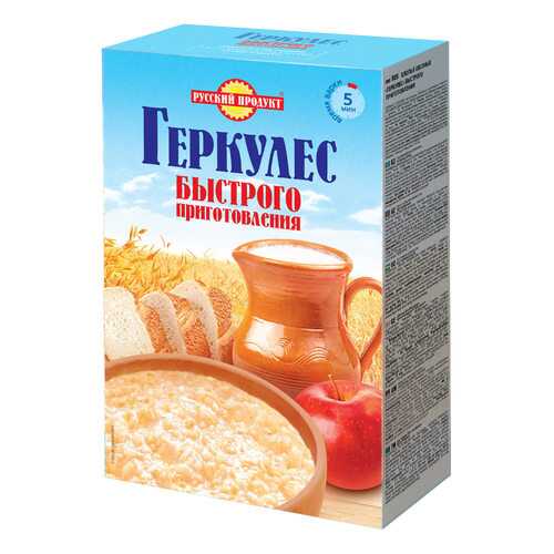 Овсяные хлопья Русский продукт геркулес быстрого приготовления 350 г