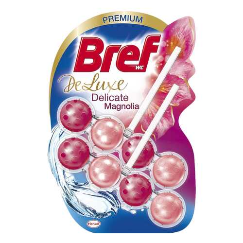 Средство чистящее для унитаза «bref deluxe» - нежная магнолия, 2 шт. по 50 г