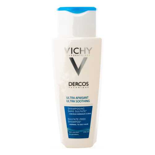 Шампунь Vichy Dercos Ultra Soothing Normal to Oil Hair 200 мл