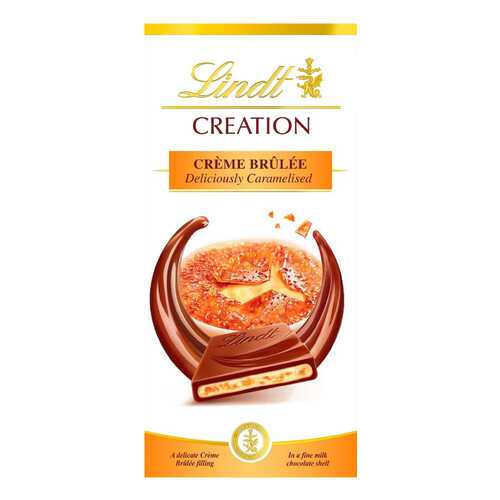 Шоколад Lindt криэйшн молочный крем-брюле 150 г