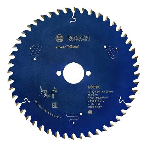 Диск по дереву Bosch EXP WO 190x30-48T 2608644049