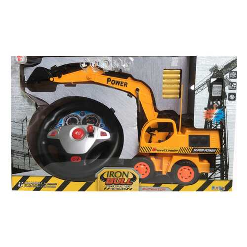 Радиоуправляемый Экскаватор FUN TOY с пультом в виде рулевого колеса