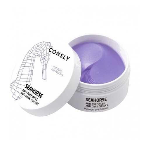 Патчи для глаз Consly Hydrogel Seahorse Eye Patches с Экстрактом Морского Конька, 60 шт