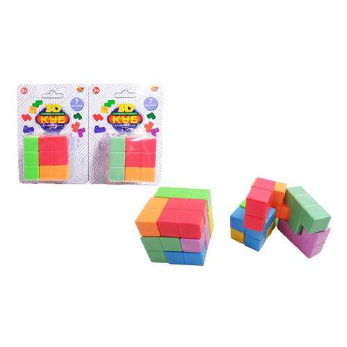 Головоломка ABtoys Куб головоломка 3D 7 деталей