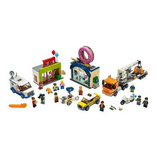 Конструктор LEGO City Открытие магазина по продаже пончиков