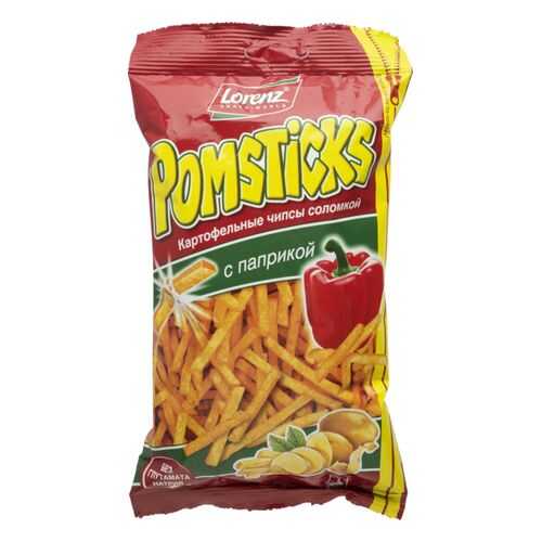 Картофельные чипсы соломкой Lorenz pomsticks с паприкой 100 г